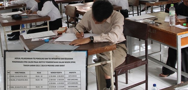 Pengumuman Hasil Tes Psikologi, Kejujuran dan Integritas Calon Praja IPDN Tahun 2013 dari Kota Depok