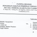 SELEKSI TERBUKA JPT PRATAMA DI LINGKUNGAN PEMERINTAH KABUPATEN TASIKMALAYA