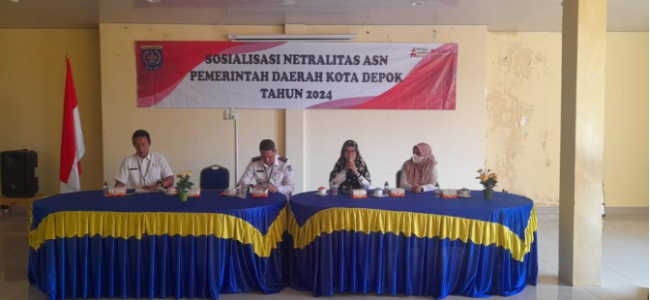 Sosialisasi Netralitas ASN Pemerintah Kota Depok Tahun 2024 di Kecamatan Sawangan Sosialisasi Netralitas ASN Pemerintah Kota Depok Tahun 2024 di Kecamatan Sawangan